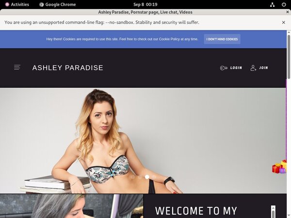$1 Ashleyparadise.modelcentro.com Trial Membership