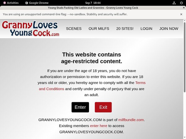 $1 Granny Loves Young Cock Trial Offer