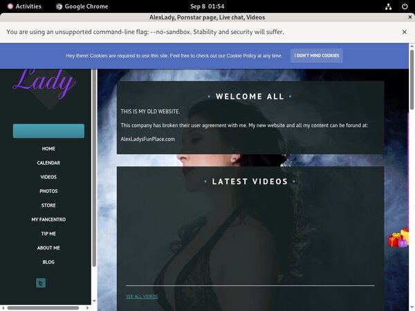 AlexLady Account Passwords