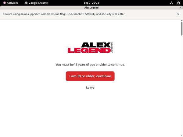 Alexlegend.com Exclusive Discount