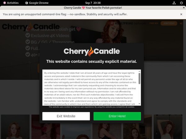 Cherry Candle Pay With
