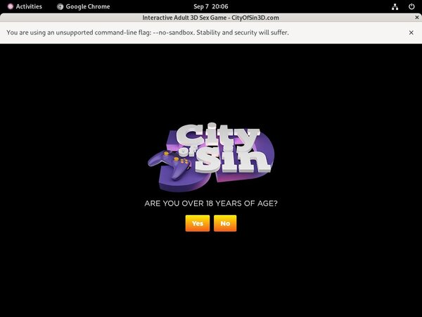 City Of Sin 3D Update