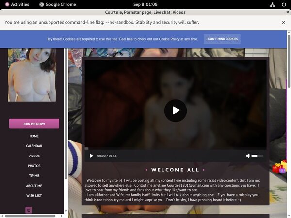 Courtnie Nude Videos