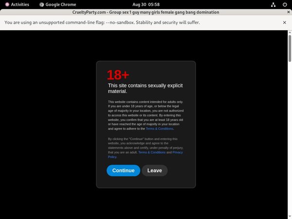 Crueltyparty.com With IDeal