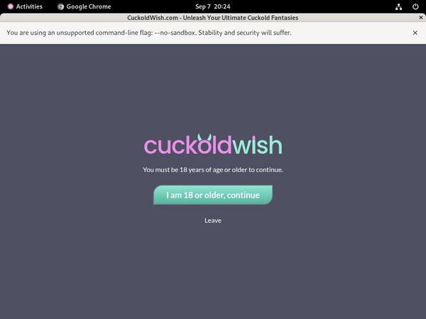 Cuckoldwish.com Free Memberships