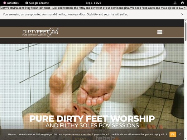 Dirtyfeetgirls.com Paysite Review
