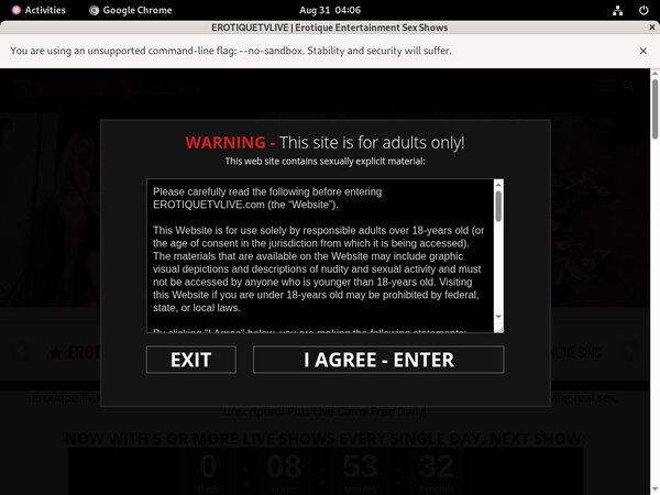 Erotique TV Discount Links