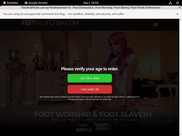 Feetandfetish Password Username