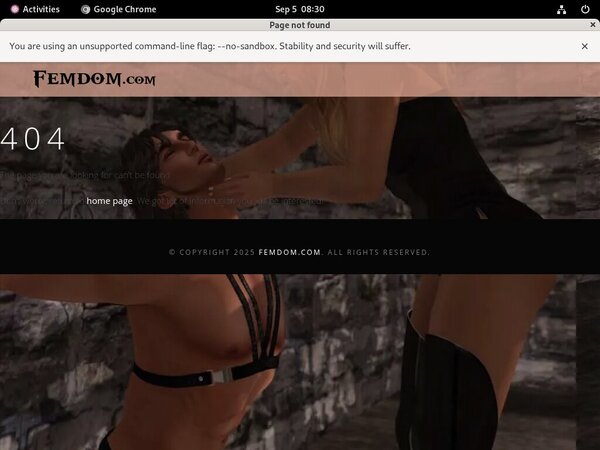 Femdom.com Registration Form