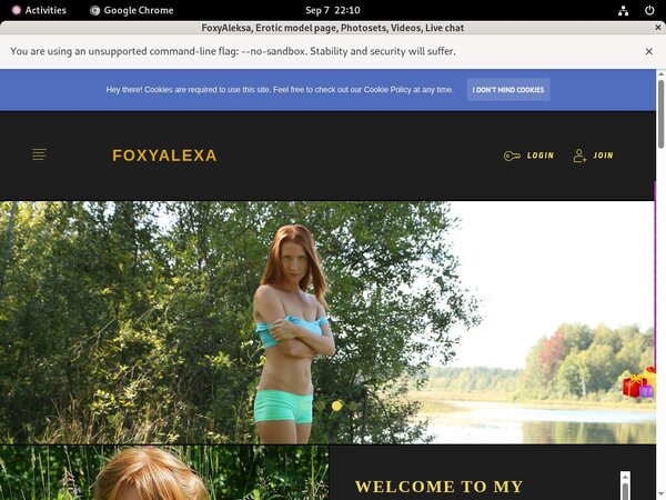 FoxyAleksa Join By EU Debit