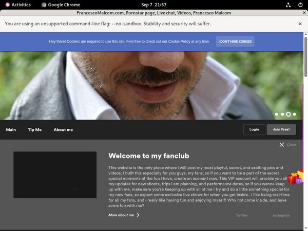 FrancescoMalcom.com Accounts And Passwords