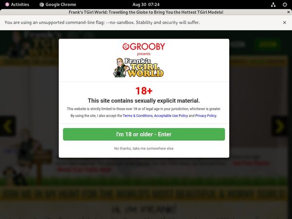 Franks T-Girl World Valid Account