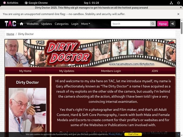 Free Dirty Doctor Acounts