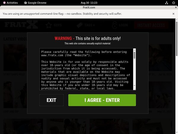 Free Fraternityx.com User And Pass