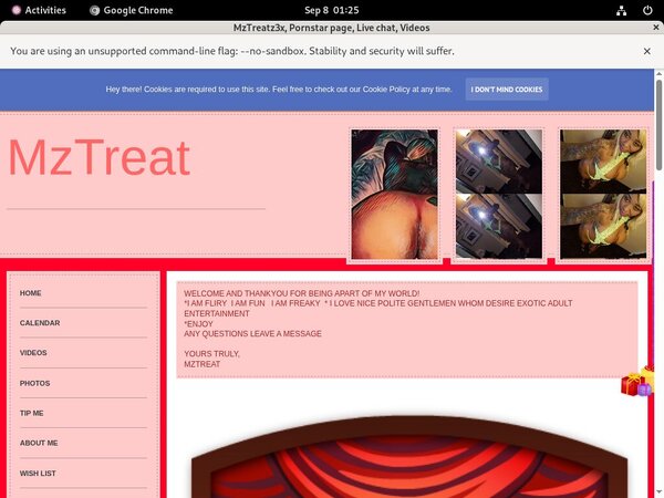 Free Working MzTreatz3x Account