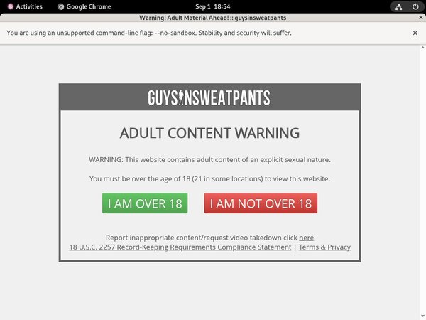 Guys In Sweatpants Active Accounts