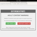 Guys In Sweatpants Join Now