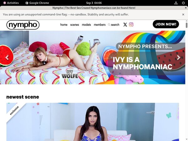 How To Join Nympho For Free
