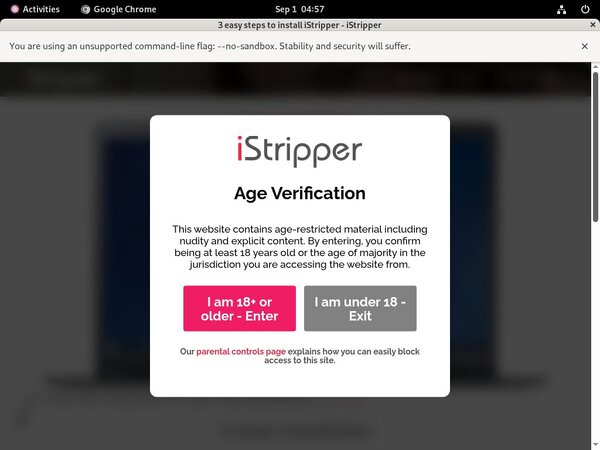 IStripper Foot Fetish