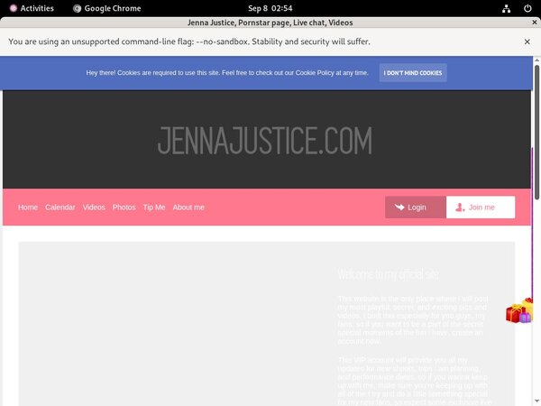 Jenna Justice Active Password