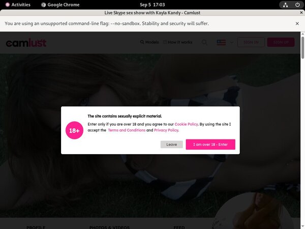 KimberleyKinky Sign Up