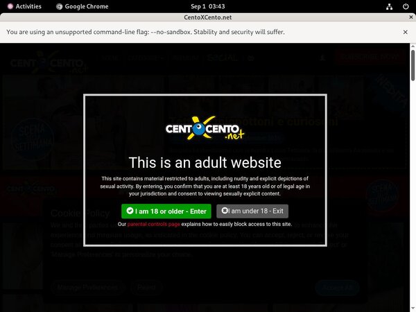 Limited Cento X Cento Discount Offer