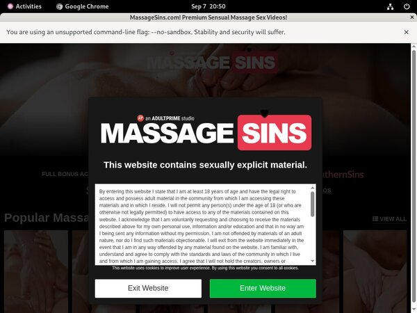Massage Sins New Discount