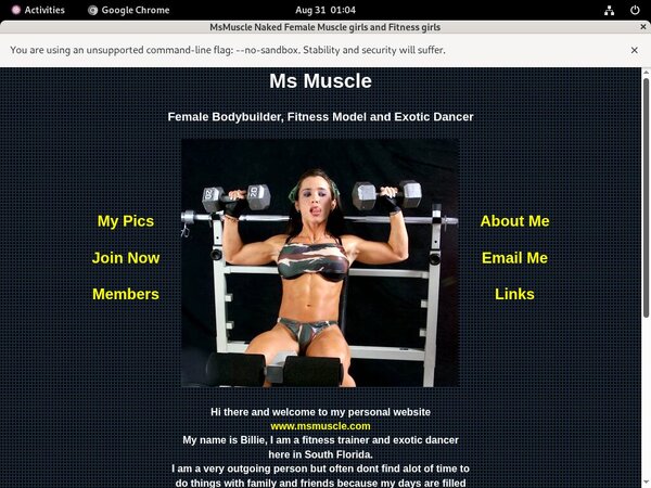 Msmuscle.com With Mastercard