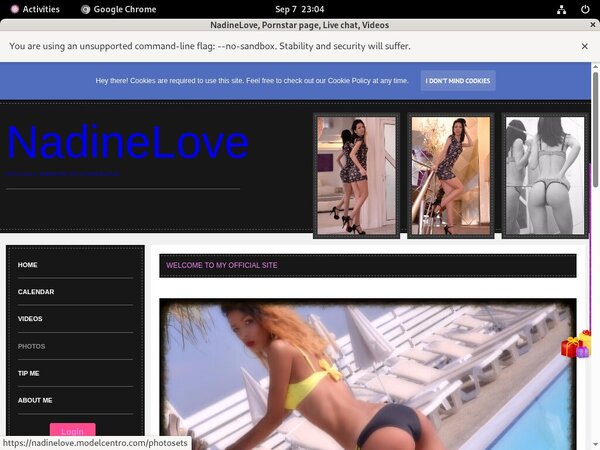 NadineLove Active Password