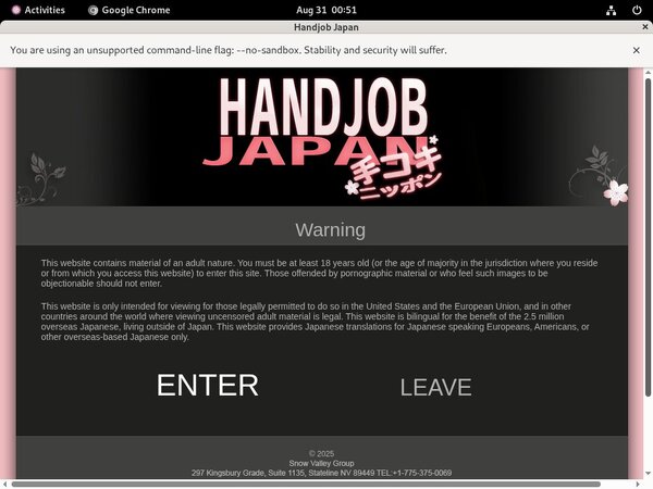 New Handjobjapan Password