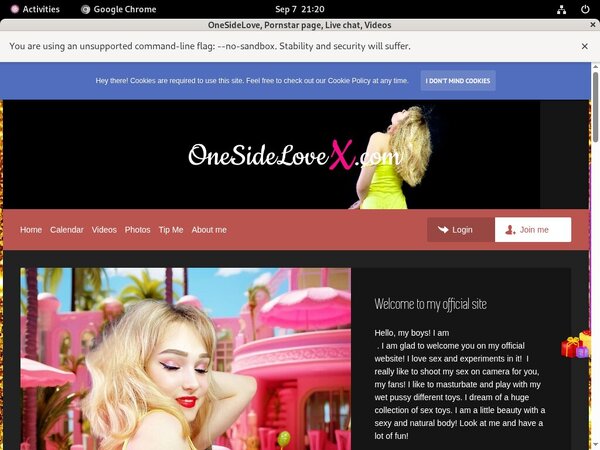 OneSideLove Password Login