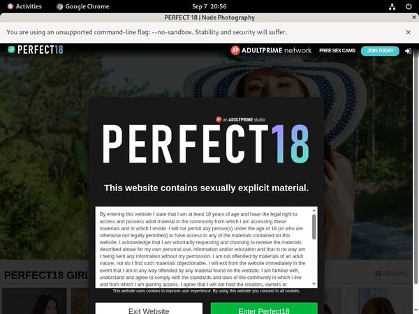 Perfect 18 Account 2016