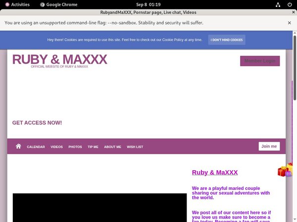 RubyandMaXXX Logins For Free