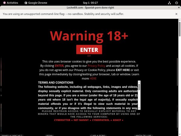 Sign Up For Leche 69