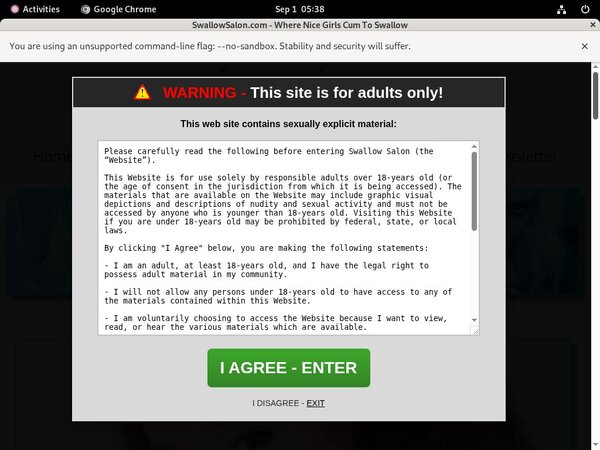 Swallow Salon Working Password