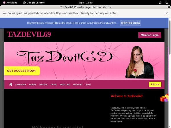 TazDevil69 Password Share