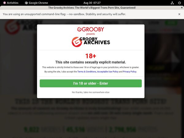 The Grooby Archives Payment Page