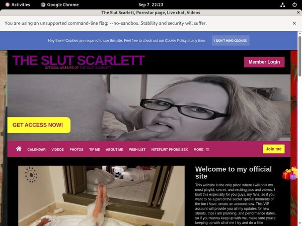 The Slut Scarlett Mit IBAN / SEPA