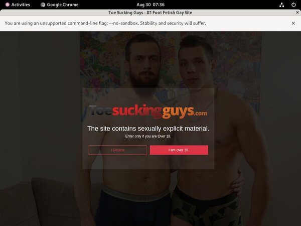 Toesuckingguys With IDeal