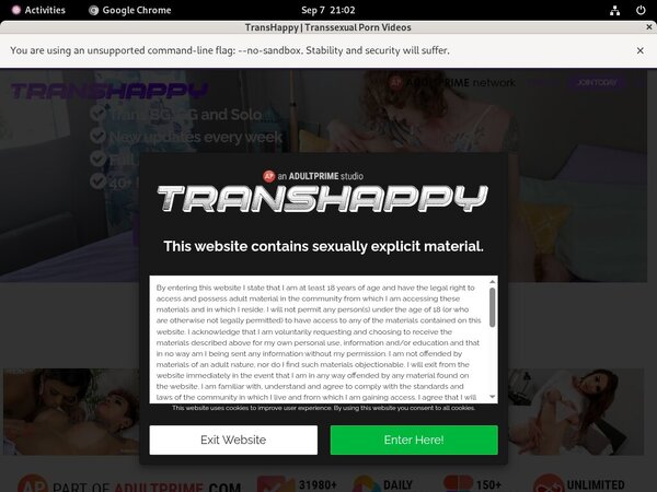 Trans Happy Foot Fetish