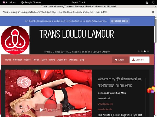 Trans Loulou Lamour Account Login