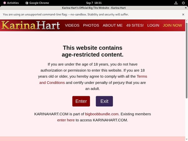 Trial Karinahart.com Free