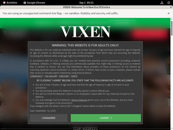 Vixen.com Paypal Purchase