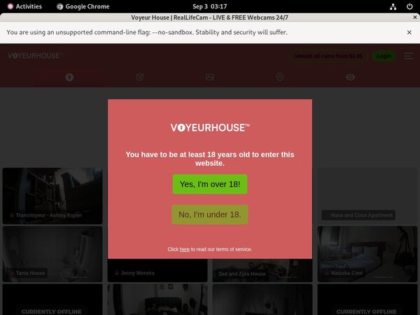 Voyeurhouse.com Membership Trial