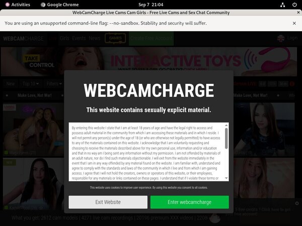 Webcam Charge Special Deal