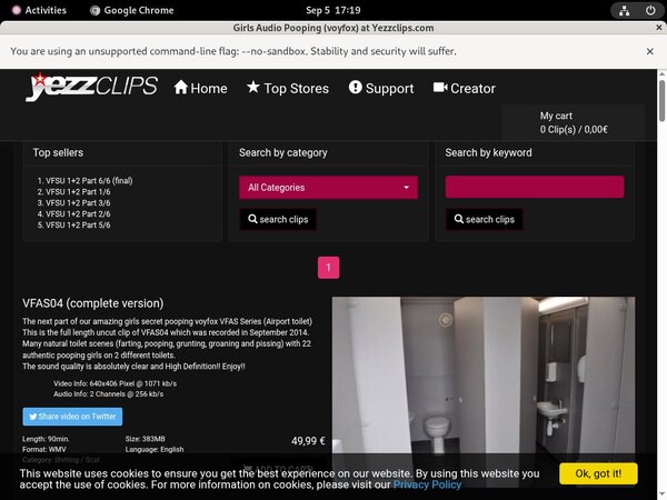 Yezzclips.com With Maestro Card