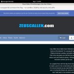 Zeus Callen Nude Pictures