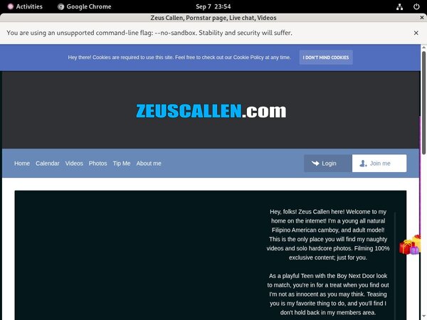 Zeus Callen Nude Pictures