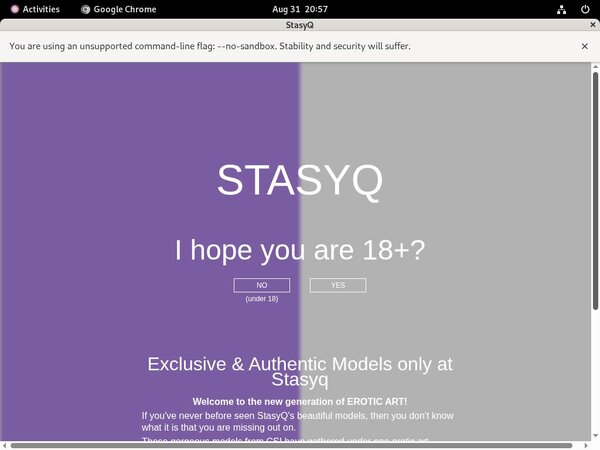 Stasy Q With European Credit Card