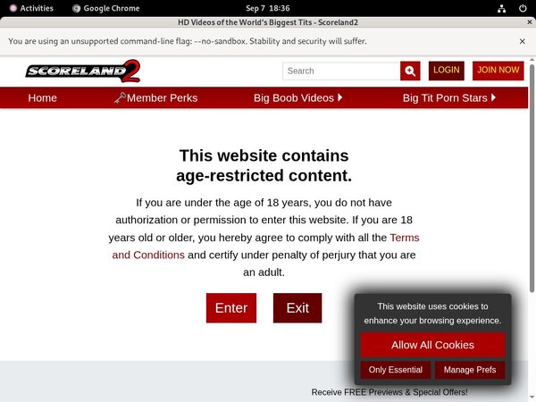 Free Account On Scoreland2.com